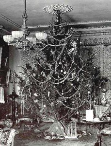 Weihnachtsbaum um 1900
